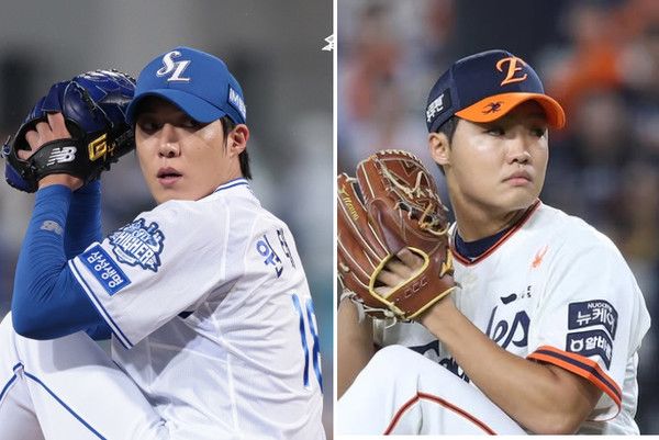 원태인, 정우주 (사진=삼성라이온즈 SNS, 한화이글스SNS)