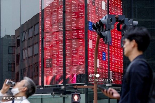 도쿄 증권거래소. 사진제공/AFP통신