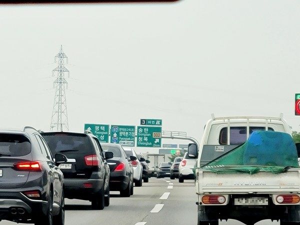 고속도로 정체. 국제뉴스 자료사진