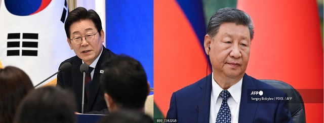 이재명 대통령, 시진핑 중국 국가주석. 사진제공/국제뉴스DB, AFP통신