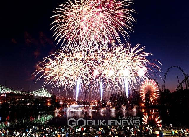 한화 대전 불꽃놀이 모습 (사진제공=㈜한화)