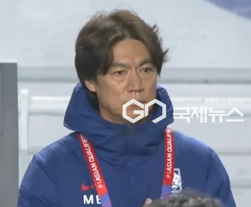 홍명보 감독 (사진=쿠팡플레이 중계 화면 캡쳐)