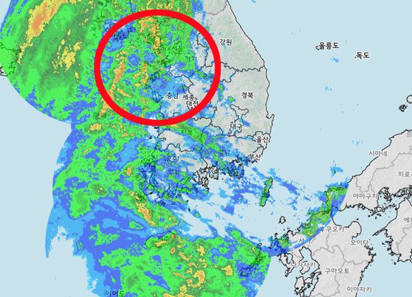 12일 오후 14시30분 기준 날씨예보 (사진=기상청 제공)
