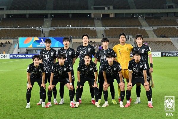 U17, U-17 남자 축구 국가대표팀 명단과 선발 라인업 / KFA 제공&nbsp;