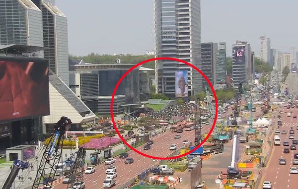 삼성역에서 바라본 서울 코엑스 (사진=서울 경찰청 UTIC)