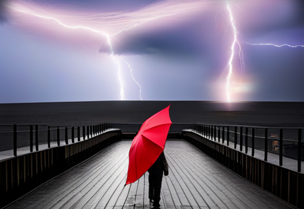 천둥번개 동반한 비스케치, 소나기 날씨 (사진=국제뉴스DB)