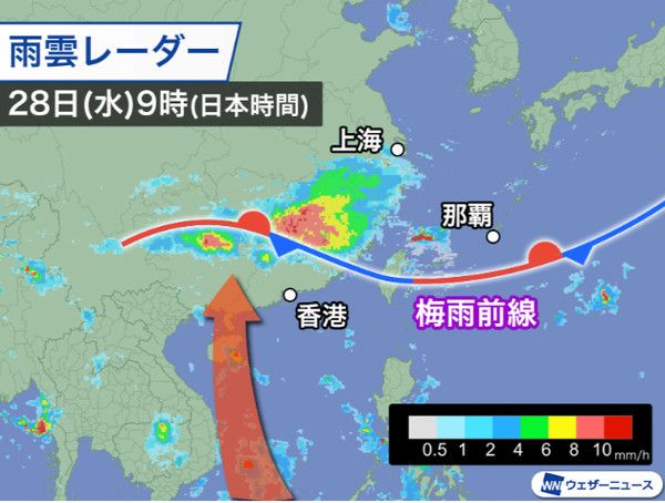 일본 장마 (사진출처=웨더뉴스)