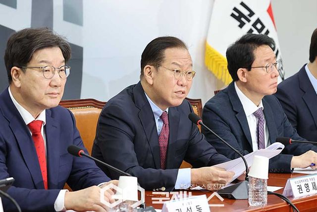 ▲국민의힘 비상대책위원회의/국제뉴스DB