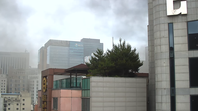 조계사&nbsp;한국불교역사문화기념관 화재 실시간 현장 (사진=경찰청 UTIC 제공)