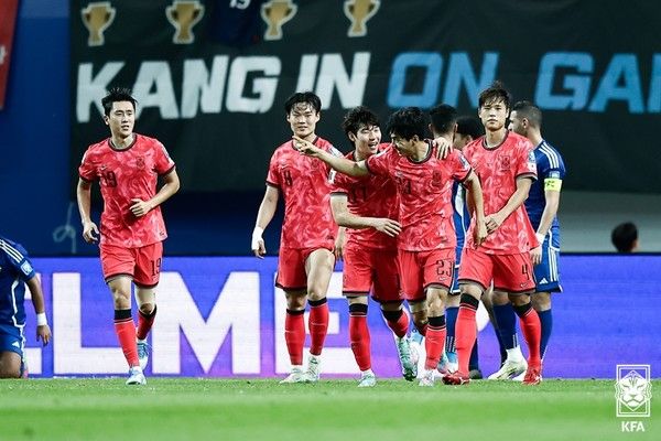 한국 축구 국가대표팀 경기 일정,&nbsp;2026 FIFA 북중미 월드컵 조 순위 / KFA 제공&nbsp;