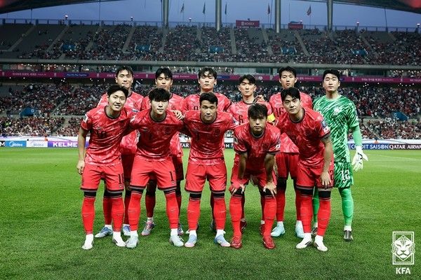 대한민국 축구 국가대표팀 경기일정, 조 순위 / KFA 제공