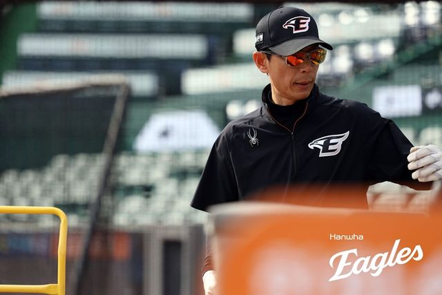 김재걸 주루코치 (사진=한화 이글스 제공)