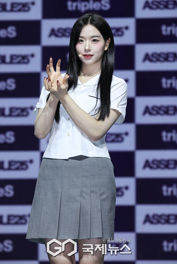 ▲ 트리플에스 김채연 / ⓒ이대웅 기자