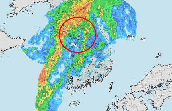 20일 오전 11시50분 기준 서울날씨 (사진=기상청 제공)
