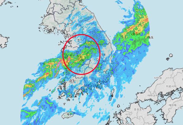 21일 0시기준 실시간 날씨 (사진=기상청 제공)