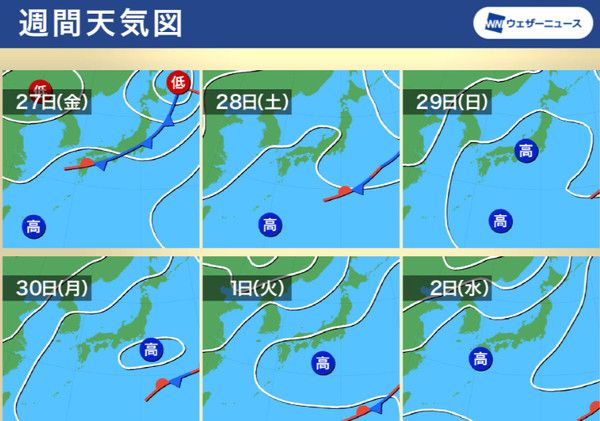 6월말~7월초 장마전선, 2025년 장마기간,시기 (사진출처=웨더뉴스)