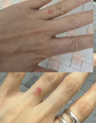 투표 인증샷 손가락 손등 도장 / 이상민 인스타그램&nbsp;