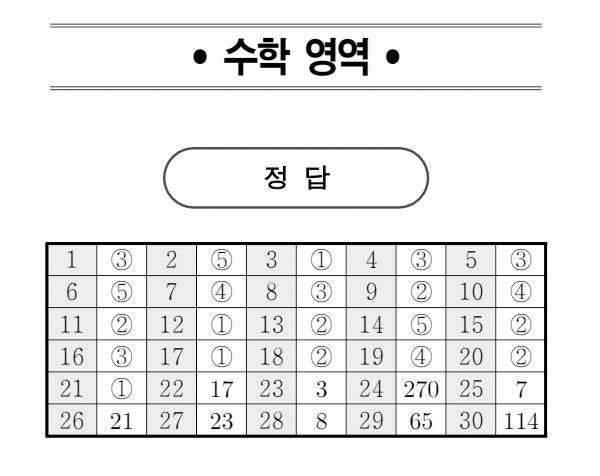 2025 고1 모의고사(모평) 정답 답지 (자료=EBSi 제공)