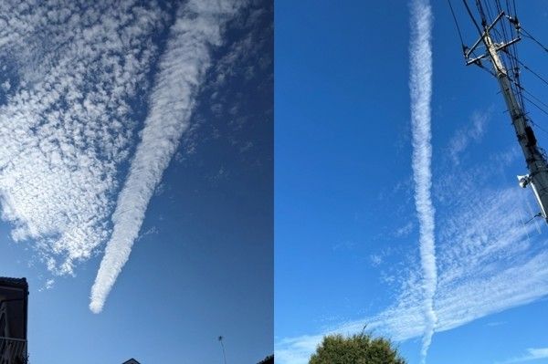 일본 대지진 예언한 구름 사진 / X 트위터 캡쳐&nbsp;