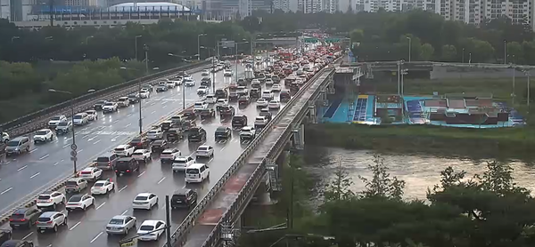 서울날씨, 서부간선도로 실시간 교통상황 / 경찰청 UTIC 제공