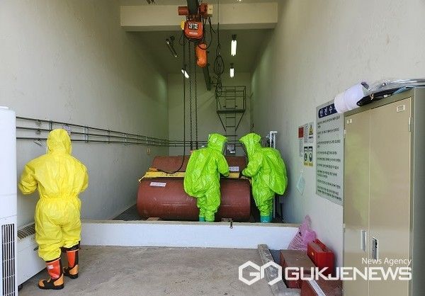 염소가스누출 훈련 (사진=충주시) / 본 기사와 무관한 사진입니다.