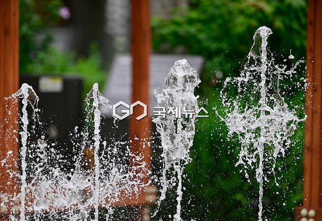 더위가 그친다는 절기 처서 일주일 앞둔 도심 표정 (사진=안희영 기자)