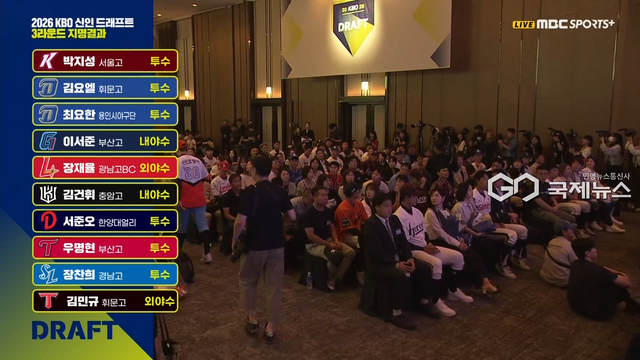 (사진=2026&nbsp;KBO 신인 드래프트 중계화면)