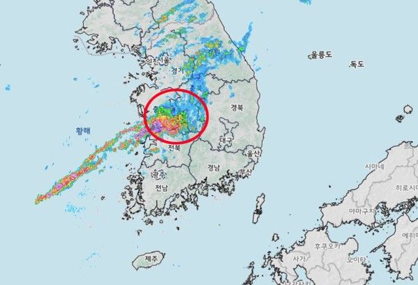 6일 밤 11시 기준 날씨예보 (사진=기상청 제공)