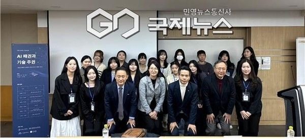 좌로부터 유예린 OVAL CFO, 오채린 OVAL부회장, 한일수 사무총장, 양진명 변호사, 박기현 사무총장, 김한성 대표, 이서우 OVAL회장(사진=OVAL KOREA)