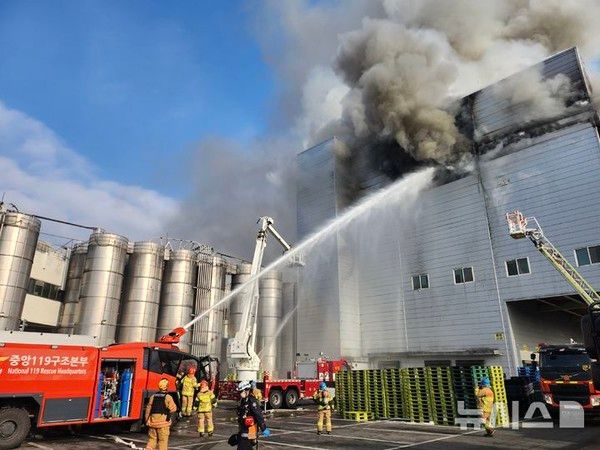 SPC삼립 시화공장 화재 / 경기소방본부 제공