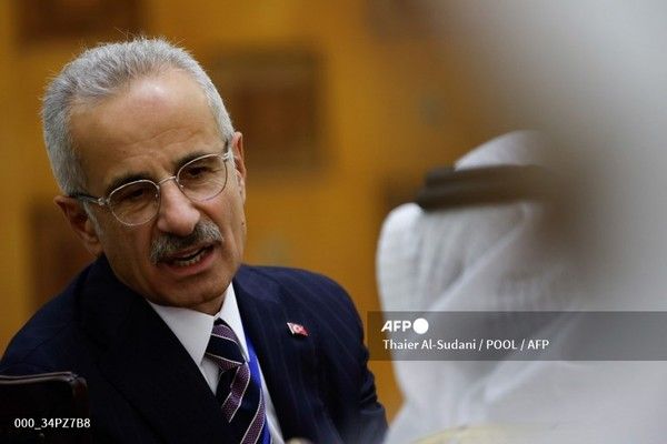 압둘카디르 우랄로글루 튀르키예 교통부 장관. 국제뉴스/AFP통신