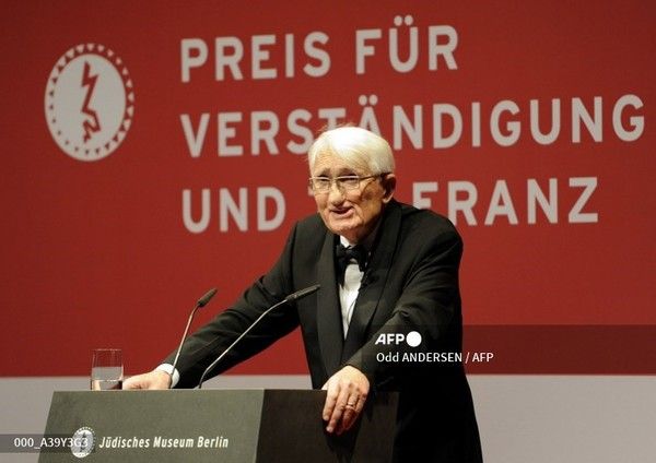 독일 철학자 위르겐 하버마스. 국제뉴스/AFP통신