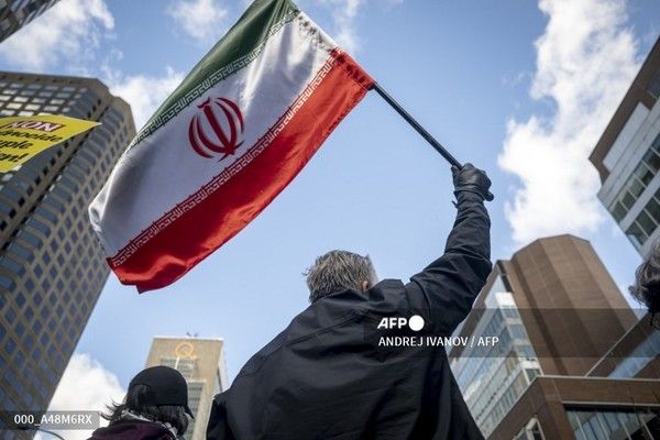 이란 국기. 국제뉴스/AFP통신