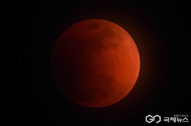 (제공=영천시) 2018년 개기월식 블러드문
