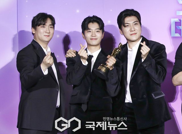 ▲ 더블랙레이블 프로듀서 아이디오(IDO) 남희동, 이유한, 곽중규 / ⓒ이대웅 기자