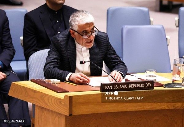 아미르 사이에드 이라바니 주유엔 이란 대사. 국제뉴스/AFP통신