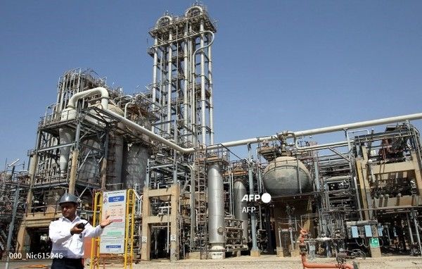 이란 남서부 후제스탄 주에 위치한 마흐샤르 석유화학 단지. 국제뉴스/AFP통신