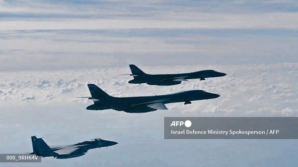 F-15 전투기. 국제뉴스/AFP통신