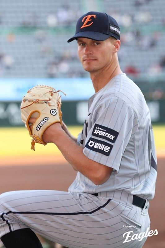 한화 이글스 새로운 외국인 투수 잭 쿠싱 (사진=한화이글스 제공)