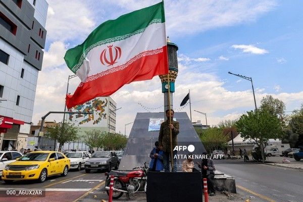 이란 국기. 국제뉴스/AFP통신