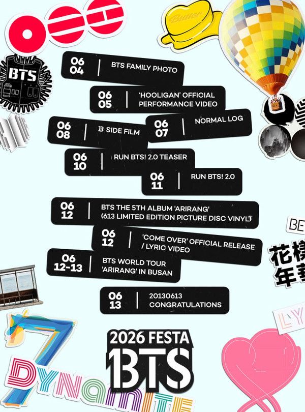 BTS페스타 타임테이블 (사진=빅히트뮤직)