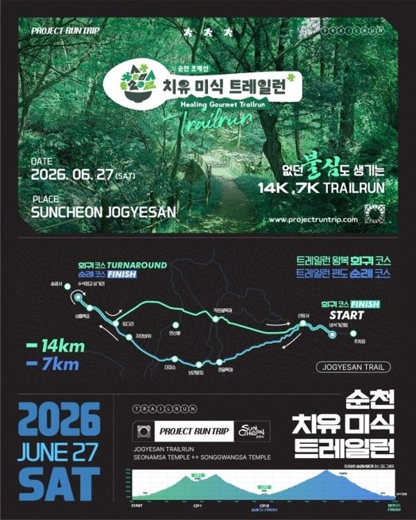 순천 치유미식 트레일런 (사진=순천시)