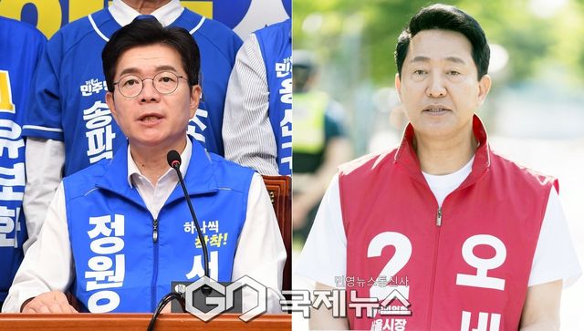 정원오 오세훈 서울시장 후보 (사진=국제뉴스DB)