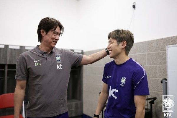 홍명보와 이강인, 한국 엘살바도르 피파랭킹 일정 경기시간 / KFA 제공