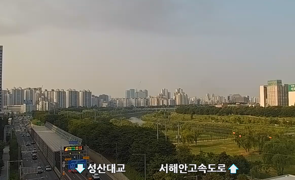 양평동 상가 화재 / 경찰청UTIC 제공