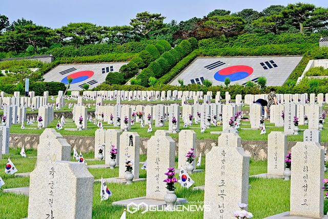 69회 현충일 국립서울현충원 추념식 개최 (사진=안희영 기자)