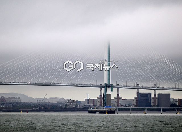장맛비 내리는 인천 월미도 풍경 (사진=안희영 기자)