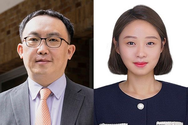 삼중음성유방암 치료의 가능성을 보여준 서울대병원&nbsp;유방내분비외과 문형곤 교수, 서울대 허유정 암생물학 협동과정 박사./서울대병원 제공