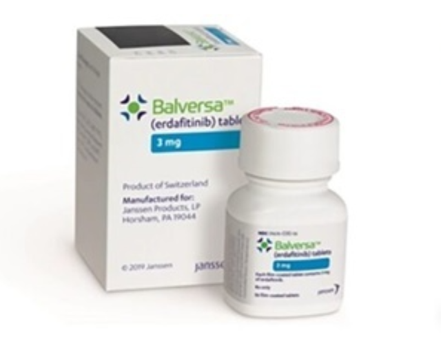 한국얀센의 요로상피암 경구용 표적항암제 발베사정(성분명 얼다피티닙)에 대해 3월부터 보험급여가 적용된다. 보험급여가 적용되는 조건은 ‘수술로 절제가 불가능한 국소 진행성 또는 전이성’ 요로상피암 성인 환자 중에서 FGFR3 유전자 변이가 있고, 면역항암제 치료에도 불구하고 질병이 악화된 경우 2차 이상 치료제로 사용될 때이다./한국얀센 제공