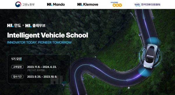 한국전파진흥협회와&nbsp;HL만도&HL클레무브&현대엔지비의 디지털선도기업아카데미 운영 이미지. (제공=한국전파진흥협회)